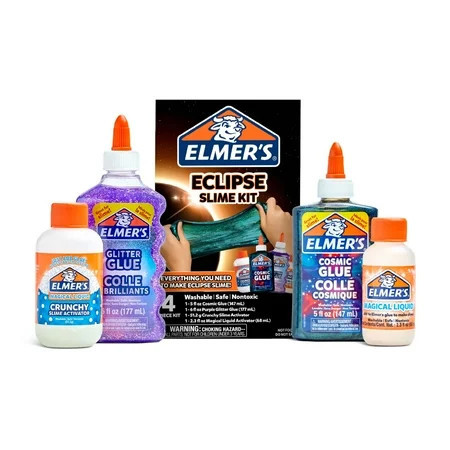 Elmer's Eclipse Slime Kit, Includes Liquid Glue and Slime Activator, 4 Count | Walmart (US)