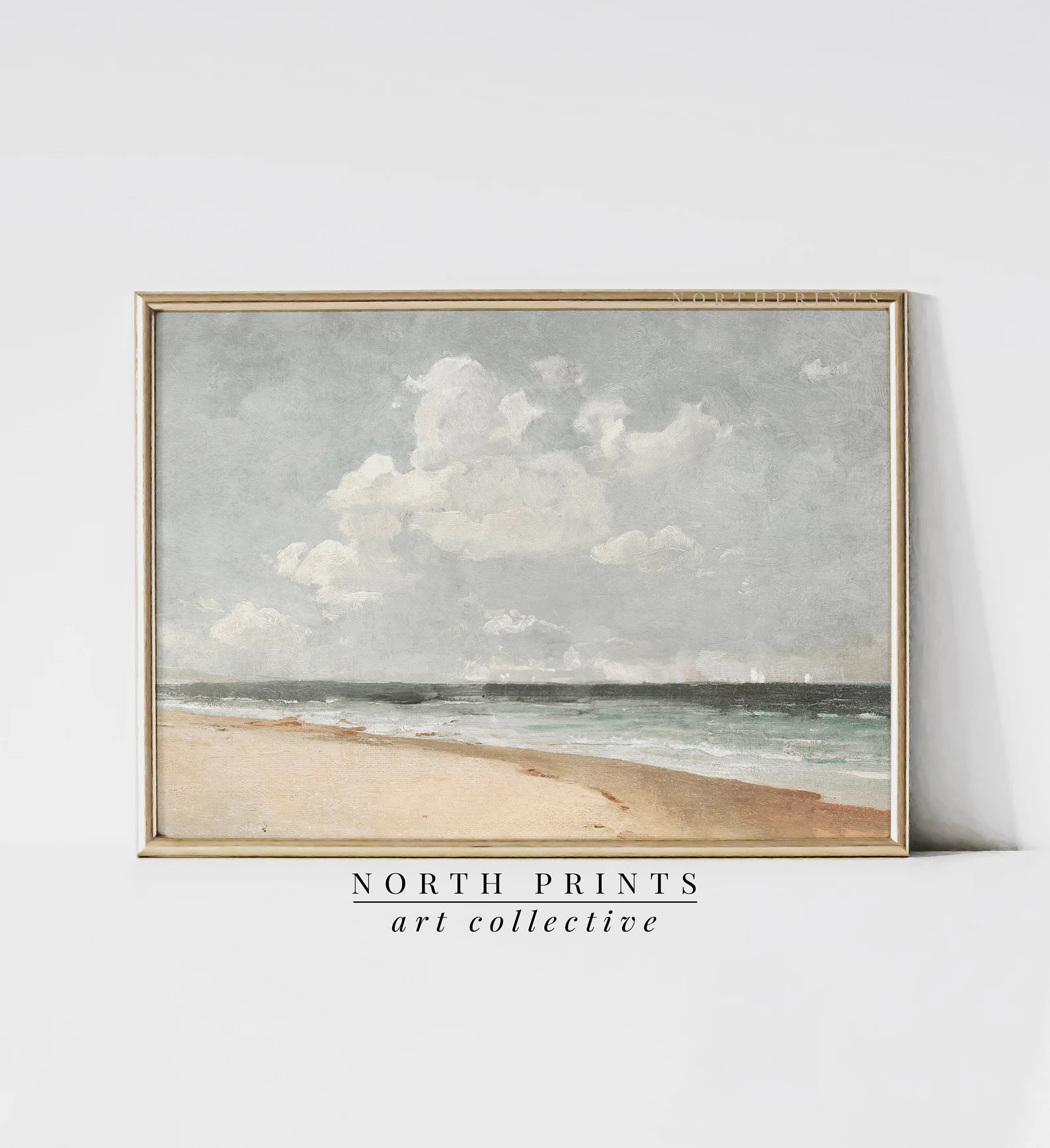 Beach Wall Art Vintage PRINTABLE Painting Coastal Beach House Decor Digital Downloadable North Pr... | Etsy (CAD)