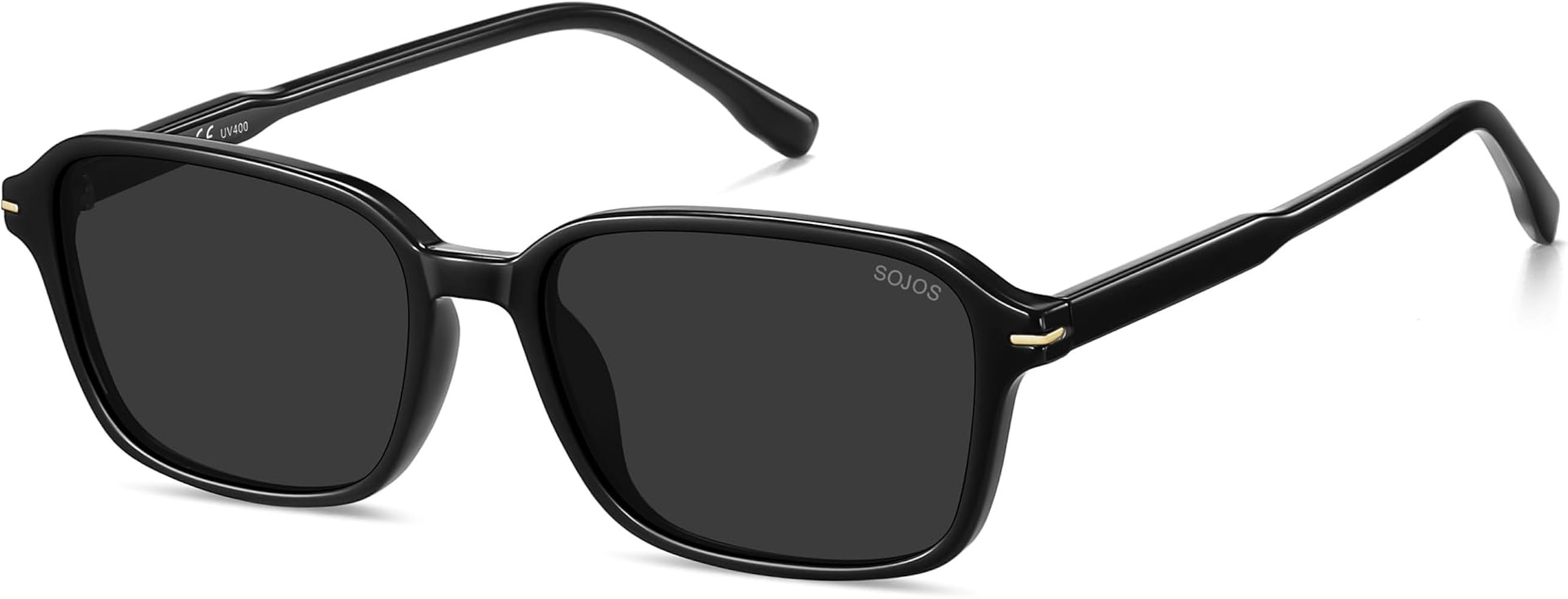 SOJOS Retro Rectangular Polarized Sunglasses for Women Men,Vintage Light Weight Square Frame Skin... | Amazon (US)