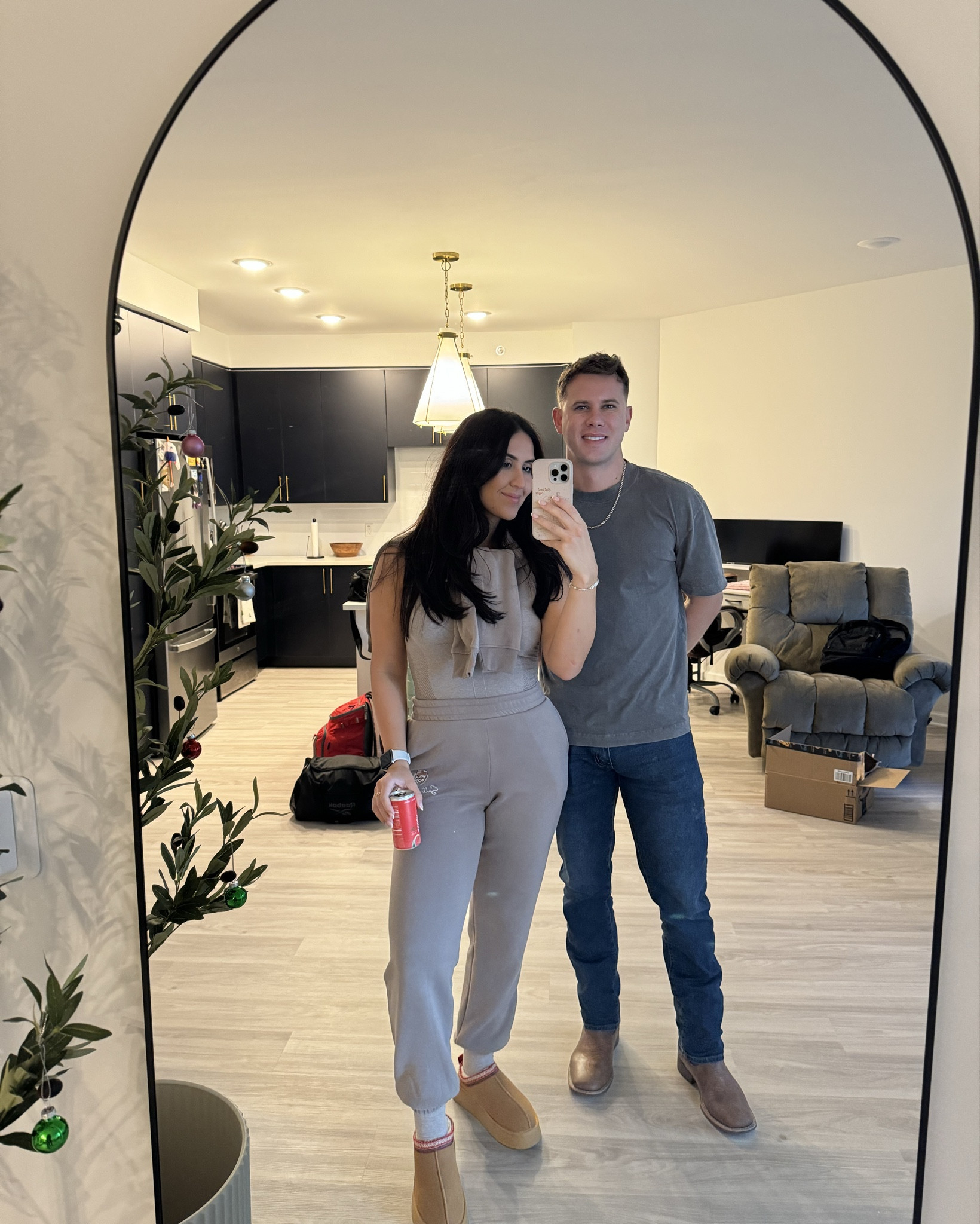 Sweat set is a Tjmaxx find 🤎 Gymshark tank color sold out but available in black and green!

#LTKSeasonal #LTKGiftGuide #LTKCyberWeek