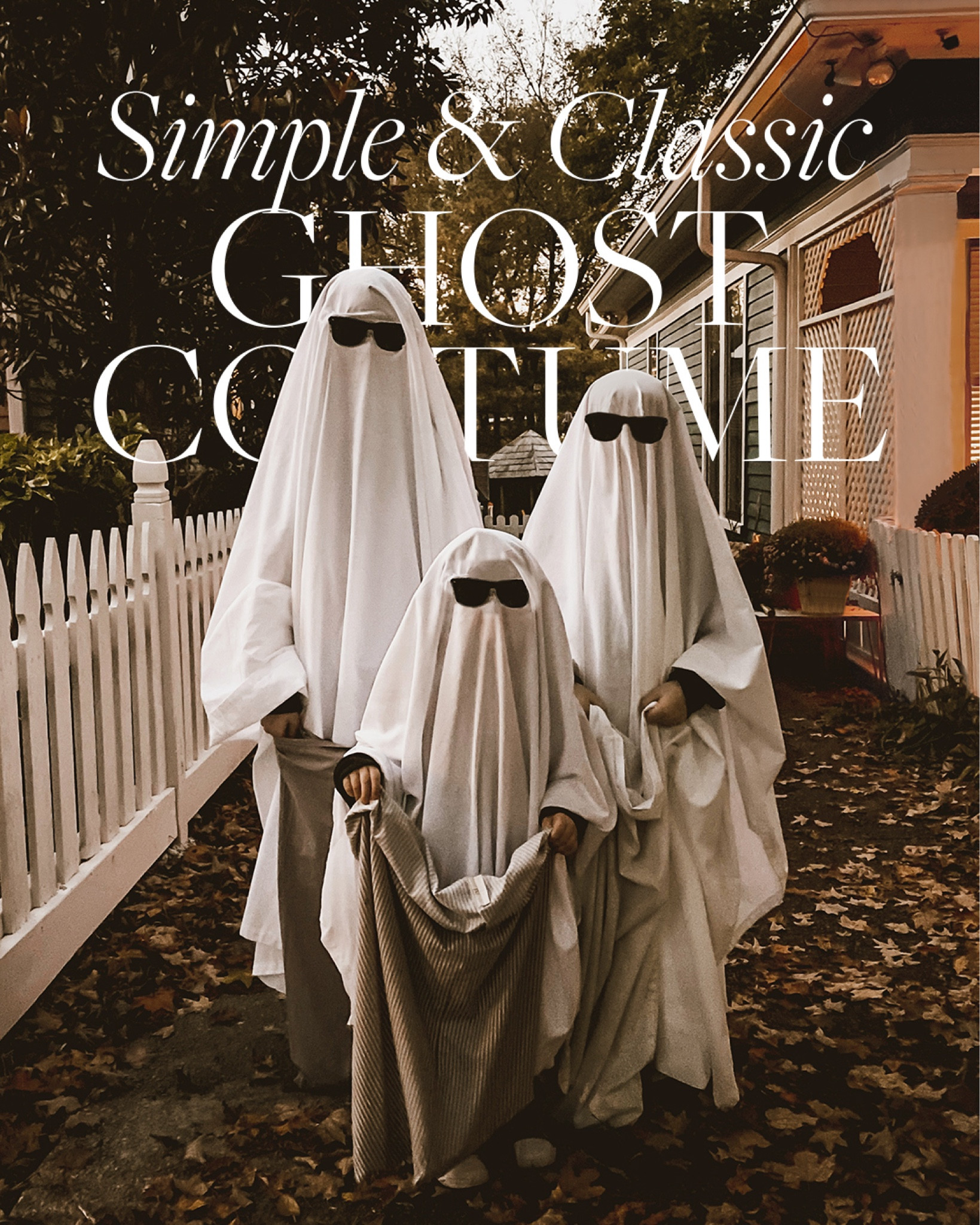 This simple and classic ghost costume is always a HUGE hit! Not to mention, you can wear anything underneath which means staying warm all night 😉 (P.S. An added bowler or top hat would make such a great added accessory!)



#LTKkids #LTKHalloween #LTKfamily