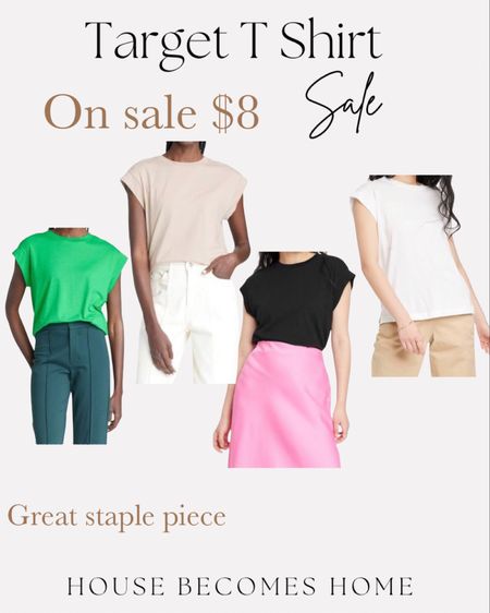 Target T-shirt sale! I love this too! Perfect for summer 

#LTKsalealert #LTKFind #LTKunder50