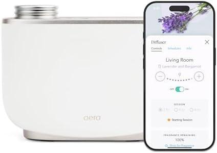 Aera Waterless Essential Oil Diffuser for Large Rooms (500–1000 Sq Ft) + Wi-Fi App & Alexa Cont... | Amazon (US)