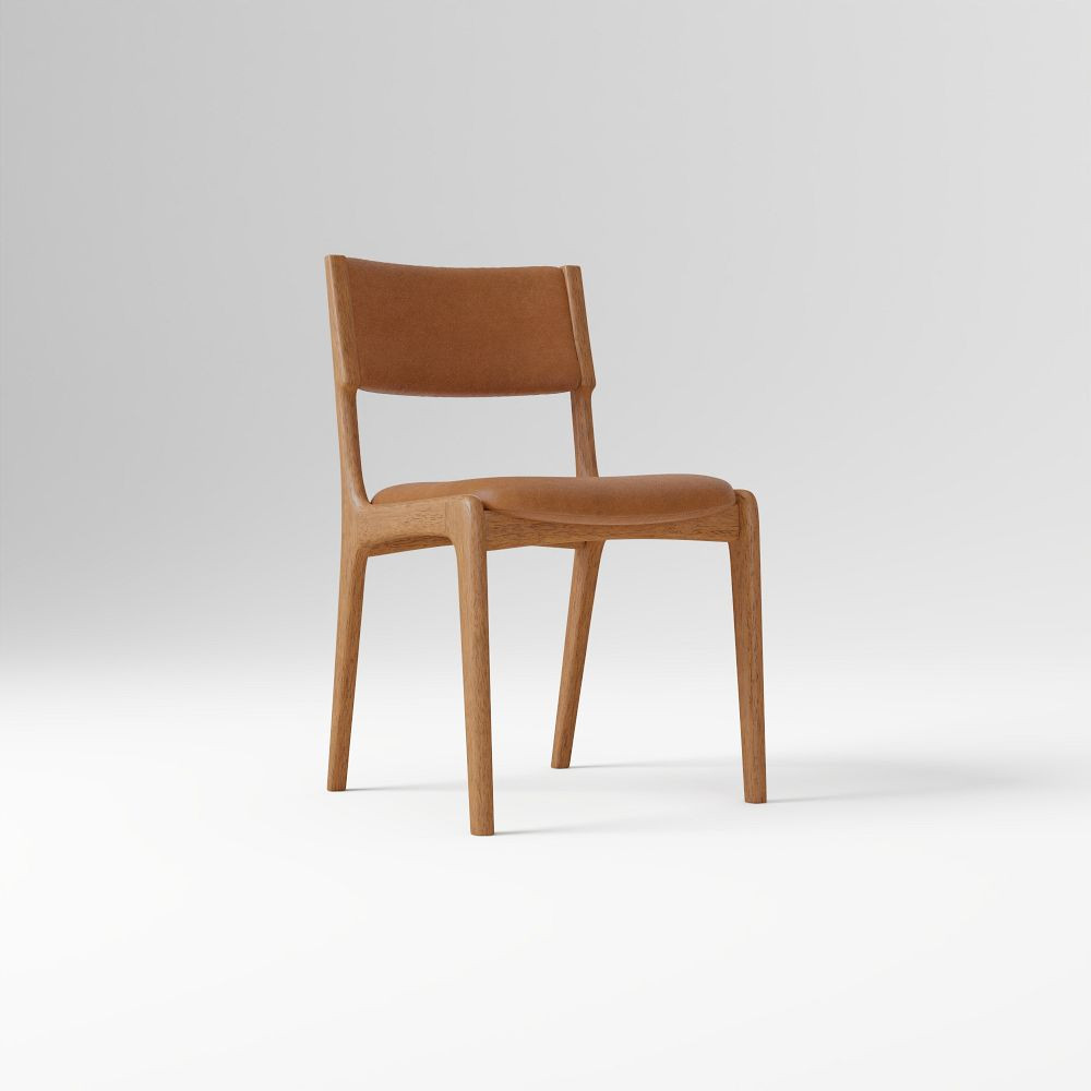 Damon Cafe Leather Dining Chair | West Elm (US)