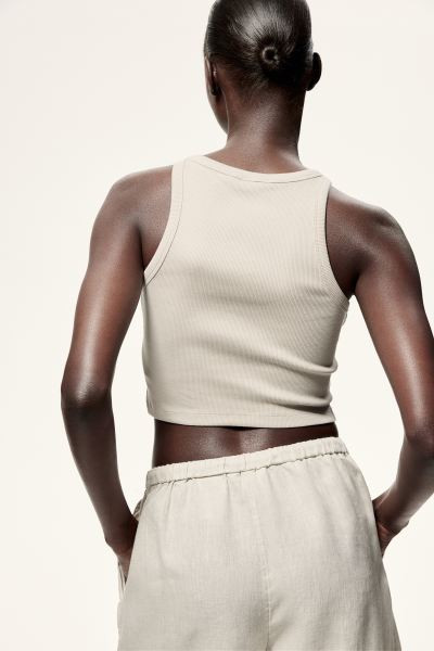 Cropped vest top | H&M (UK, MY, IN, SG, PH, TW, HK)