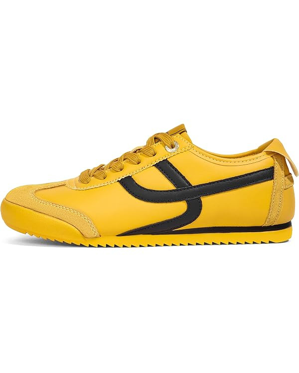 LUCKY STEP Women's Retro Fashion Sneakers Thin Sole Casual Walking Lightweight Tennis Trainers Ru... | Amazon (US)