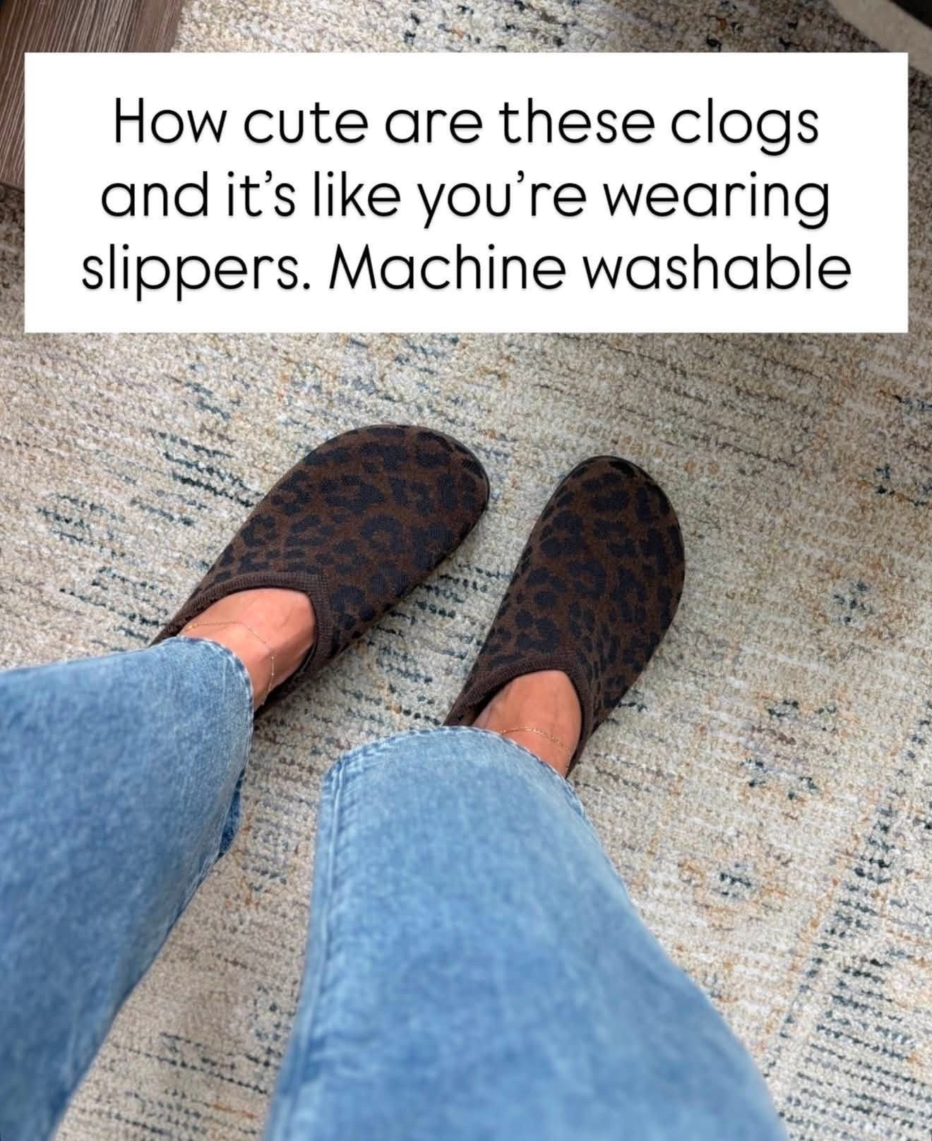 These leopard clogs are basically slippers you can wear out of the house. They’re SO comfortable, machine washable, and the leopard print makes them such a fun everyday shoe for fall.

leopard clogs, leopard print shoes, washable shoes, machine washable shoes, comfortable clogs, slip on shoes, cozy fall shoes, casual fall style, women’s clogs, everyday fall shoes, annabrstyle

#LTKootd #LTKSeasonal #LTKOver40