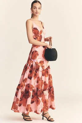 Hutch Arden V-Neck Maxi Dress | Anthropologie (US)