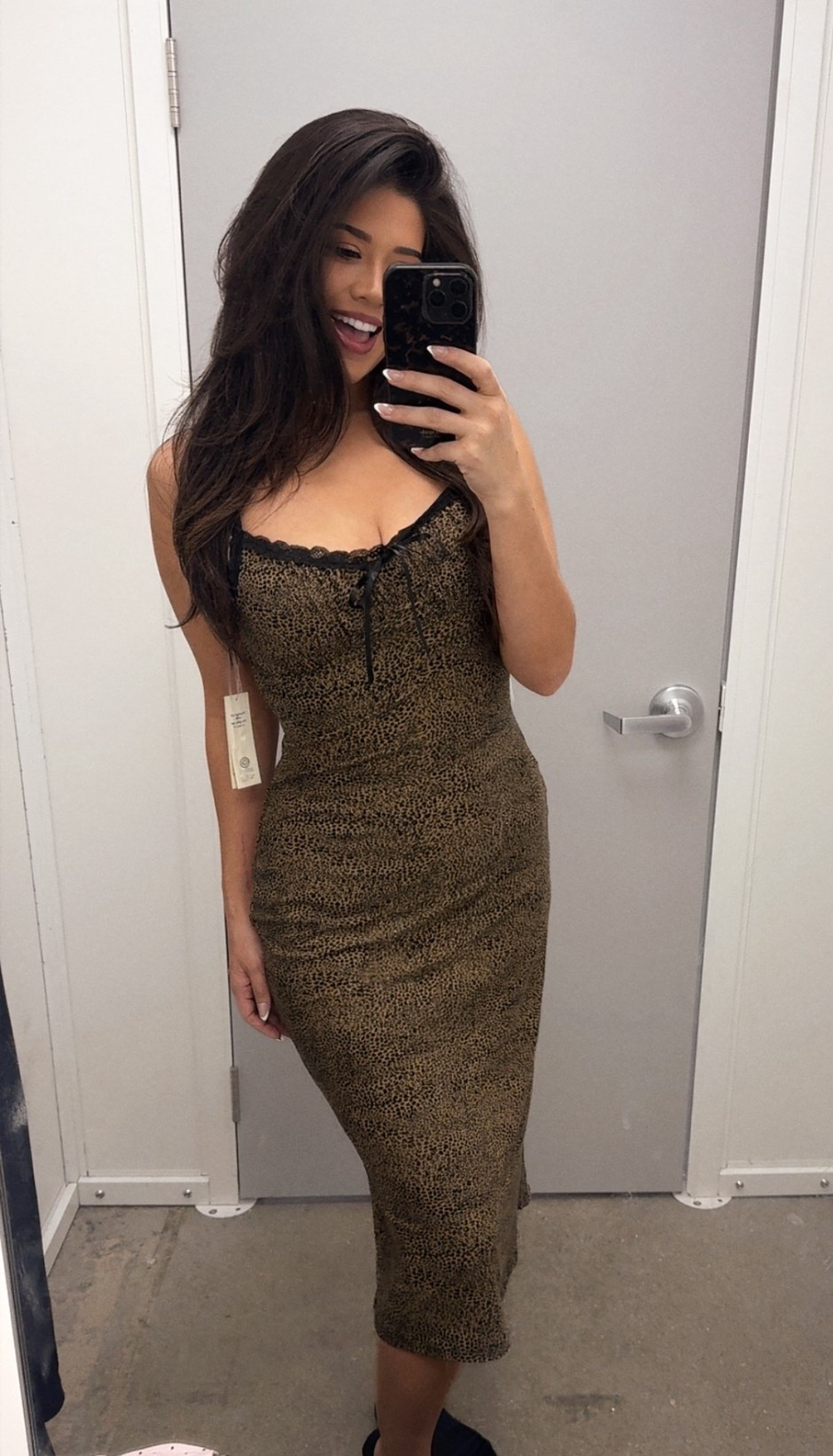 $10 Walmart dress! 
Fitted midi with lace trim detail. Lightweight, stretchy, and perfect for spring or layering.
Wearing size M

#LTKTall #LTKootd #LTKMidsize