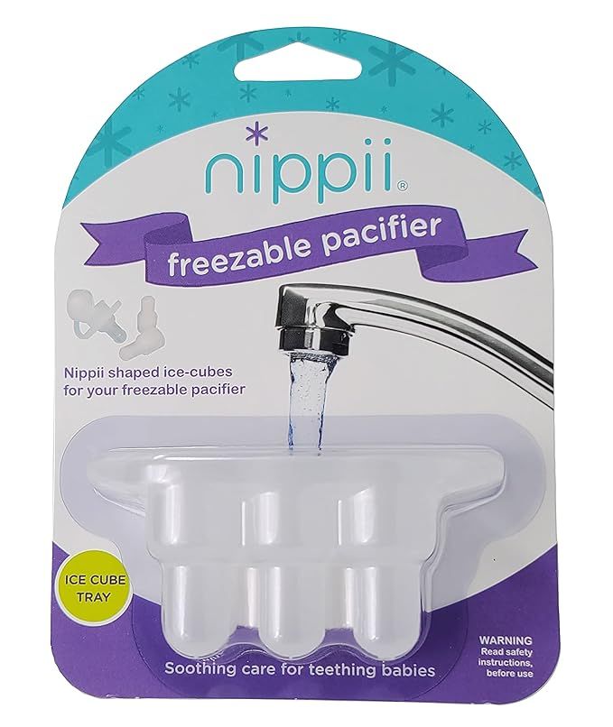 Nippii Freezable Teething Pacifier Ice Cube Tray Refills | Amazon (US)