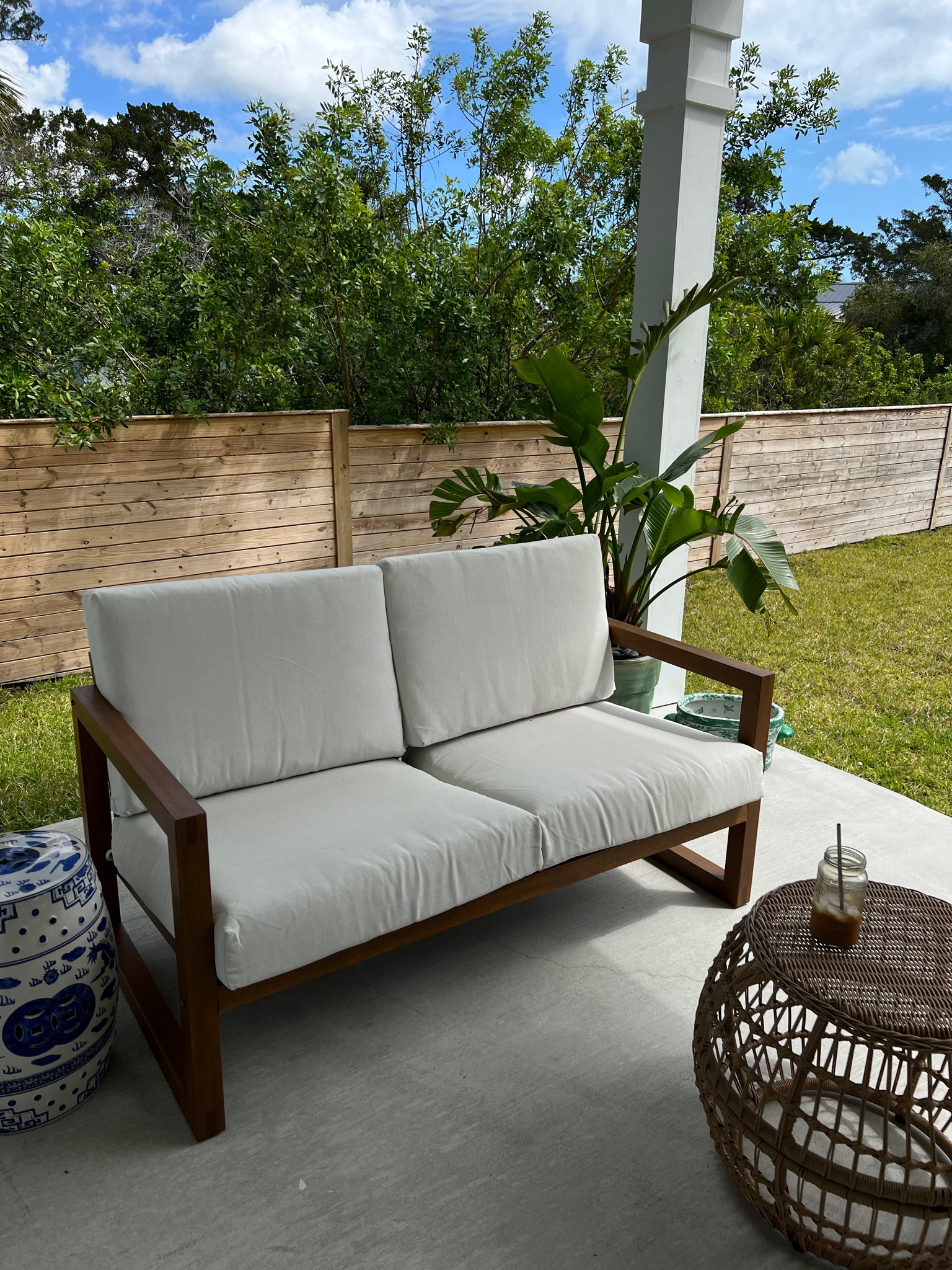 Outdoor patio furniture. 

#LTKhome #LTKSeasonal #LTKsalealert