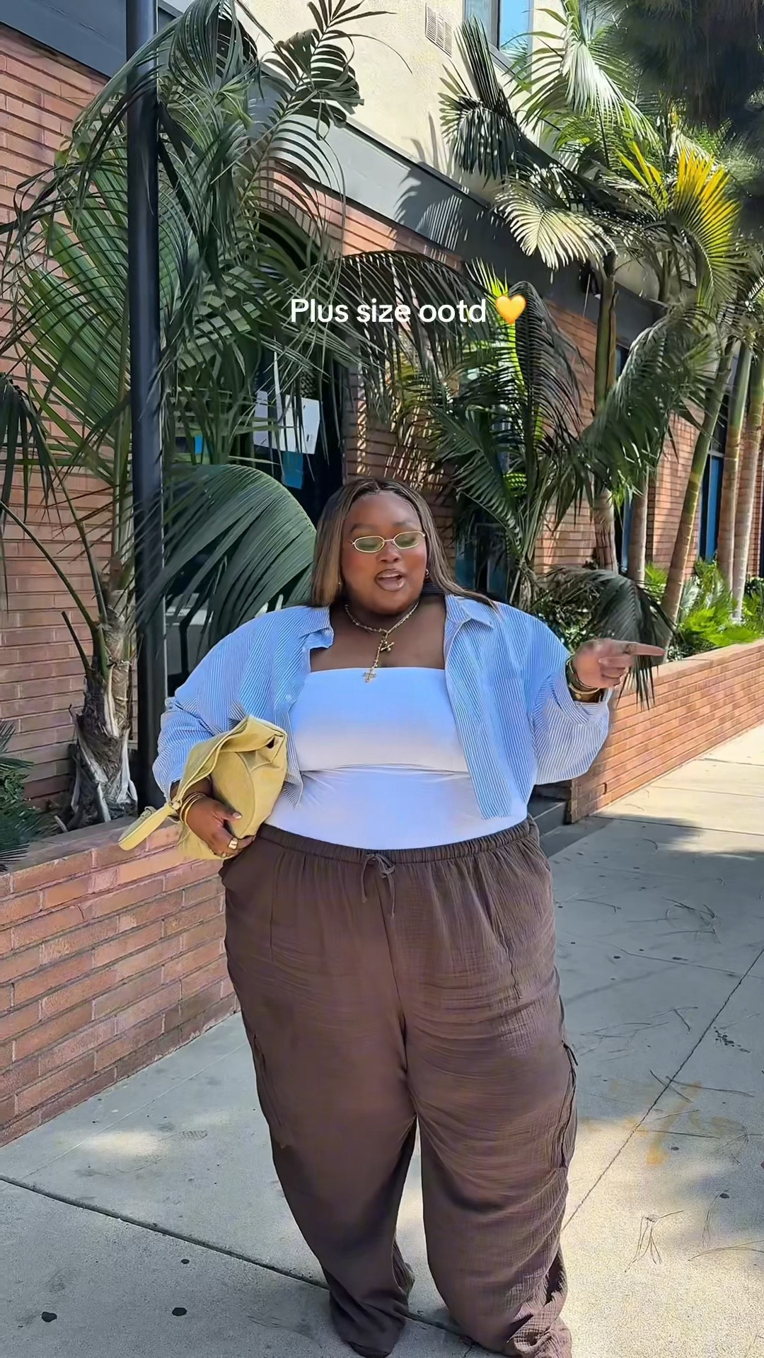 The perfect summer to fall transition outfit! Fall outfits, back to school outfits, plus size outfits, plus size pants , plus size ootd. 

#LTKStyleTip #LTKItBag #LTKPlusSize