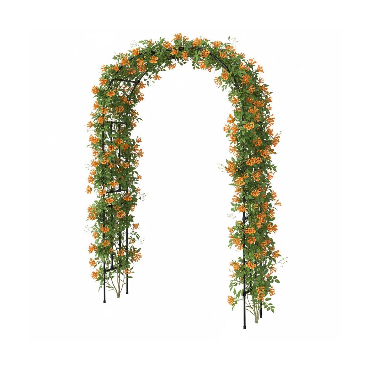 Thickened 0.7mm Tube Garden Arch Trellis Garden Trellis for Climbing Plants - Stable Garden Arbor | Wayfair North America