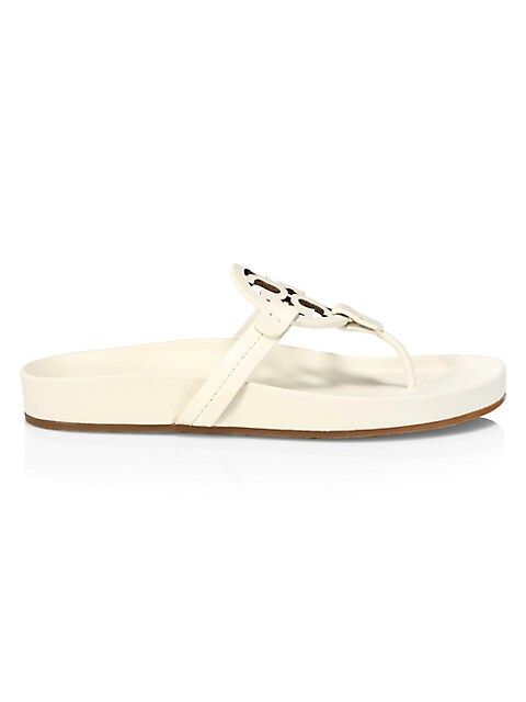 Miller Cloud Leather Thong Slides | Saks Fifth Avenue