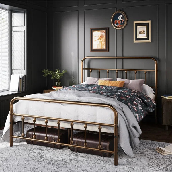 Platform Bed Frame/Mattress Foundation/No Box Spring Needed | Wayfair North America