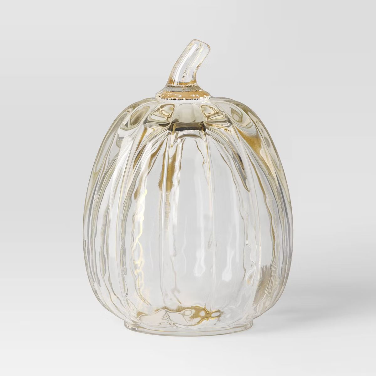 Medium Glass Pumpkin Figurine Champagne - Threshold™ | Target