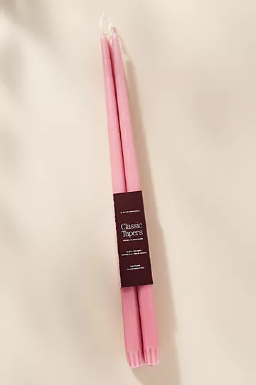18" Classic Taper Candles, Set of 4 | Anthropologie (US)