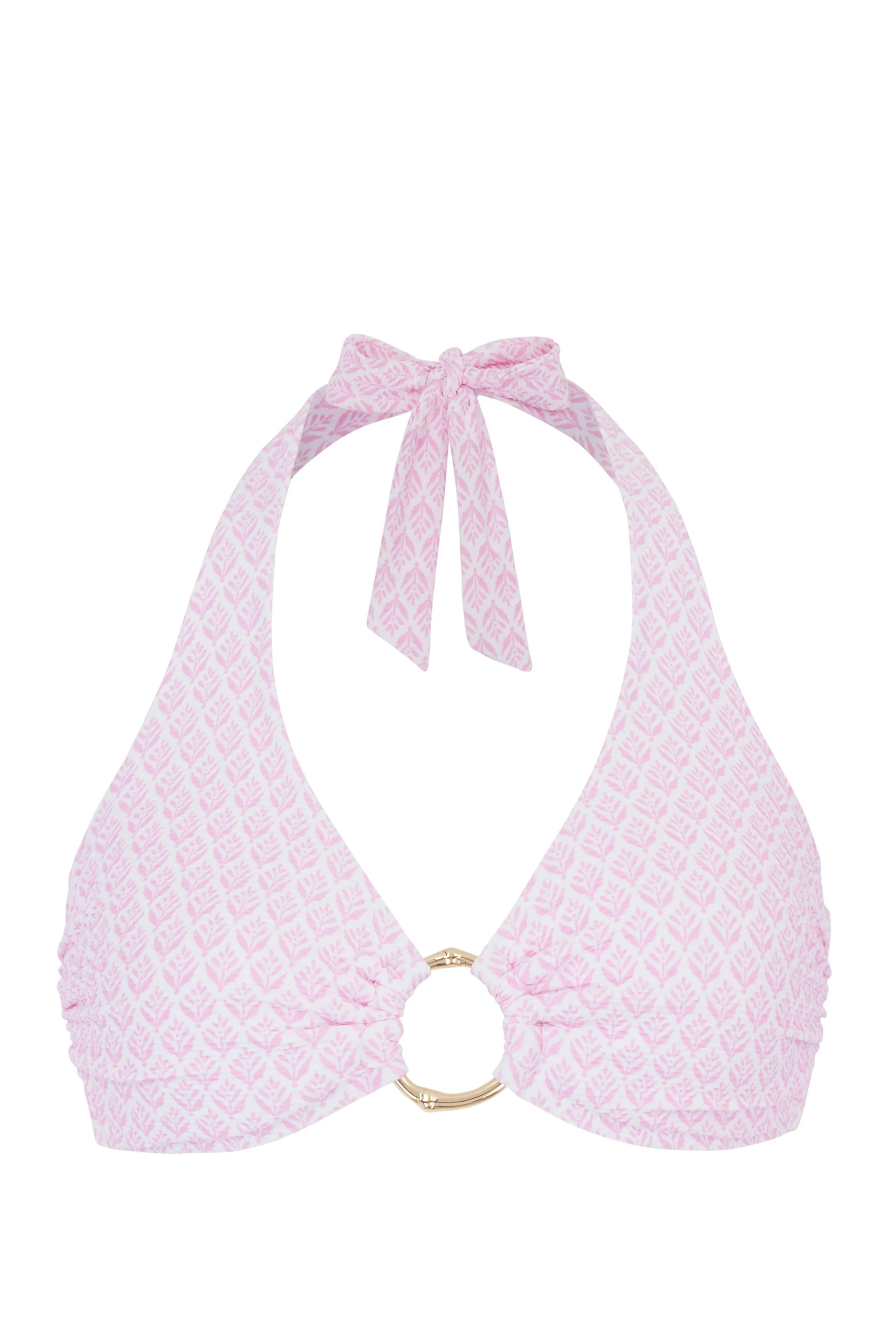 Cap Ferrat Ring Halterneck Top | Heidi Klein