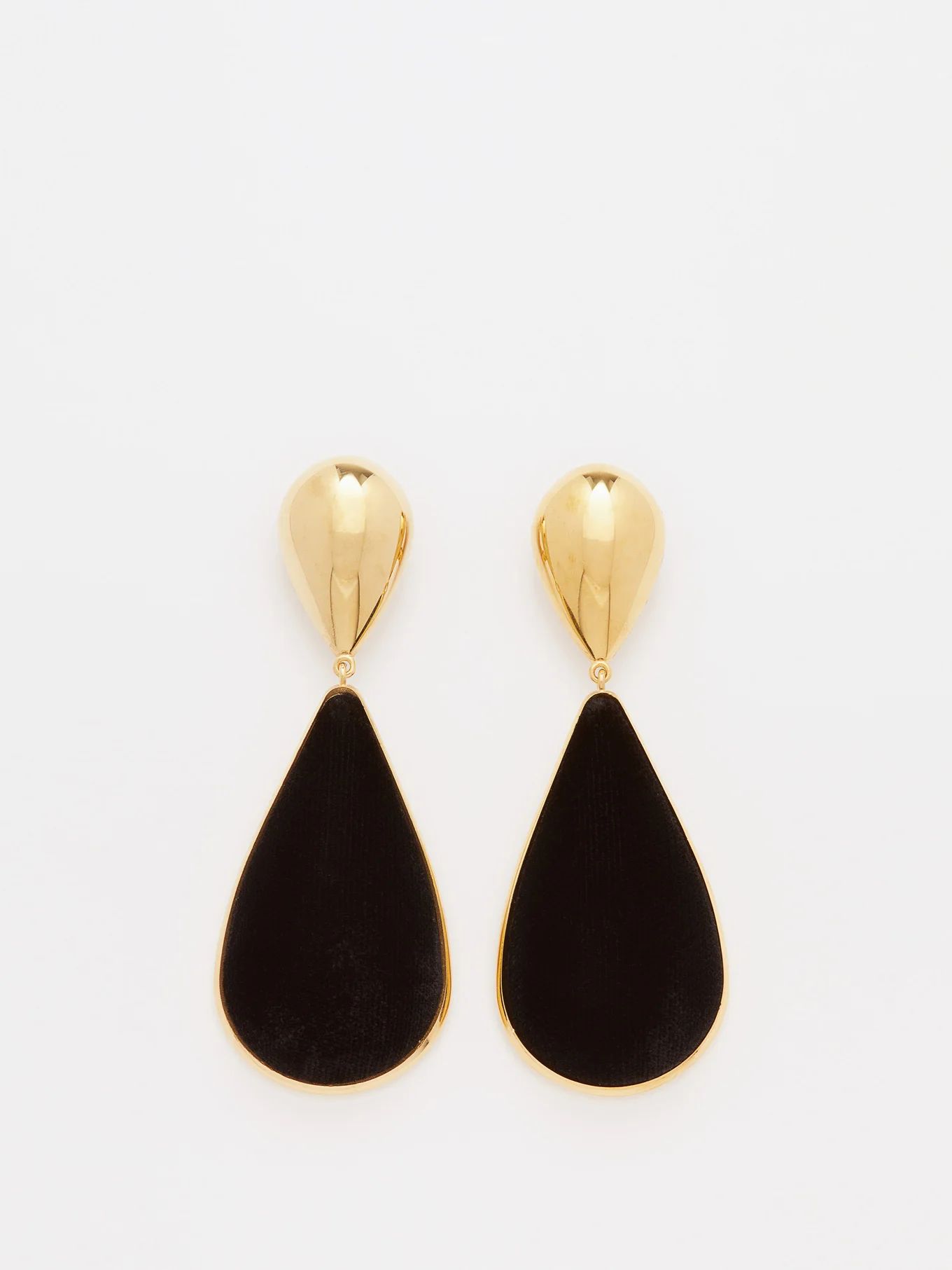 Hourglass velvet earrings | Matches (US)