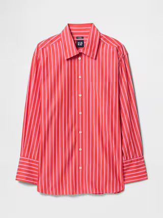 Organic Cotton Poplin Big Shirt | Gap (US)