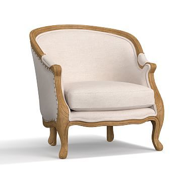 Bergere Upholstered Armchair | Pottery Barn (US)