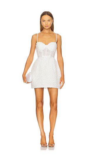 Tulip Mini Dress in White | Revolve Clothing (Global)