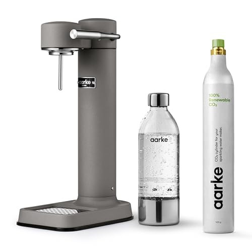 aarke Carbonator lll with CO2 Cylinder, Sparkling & Carbonation Water Machine, Stainless Steel wi... | Amazon (US)