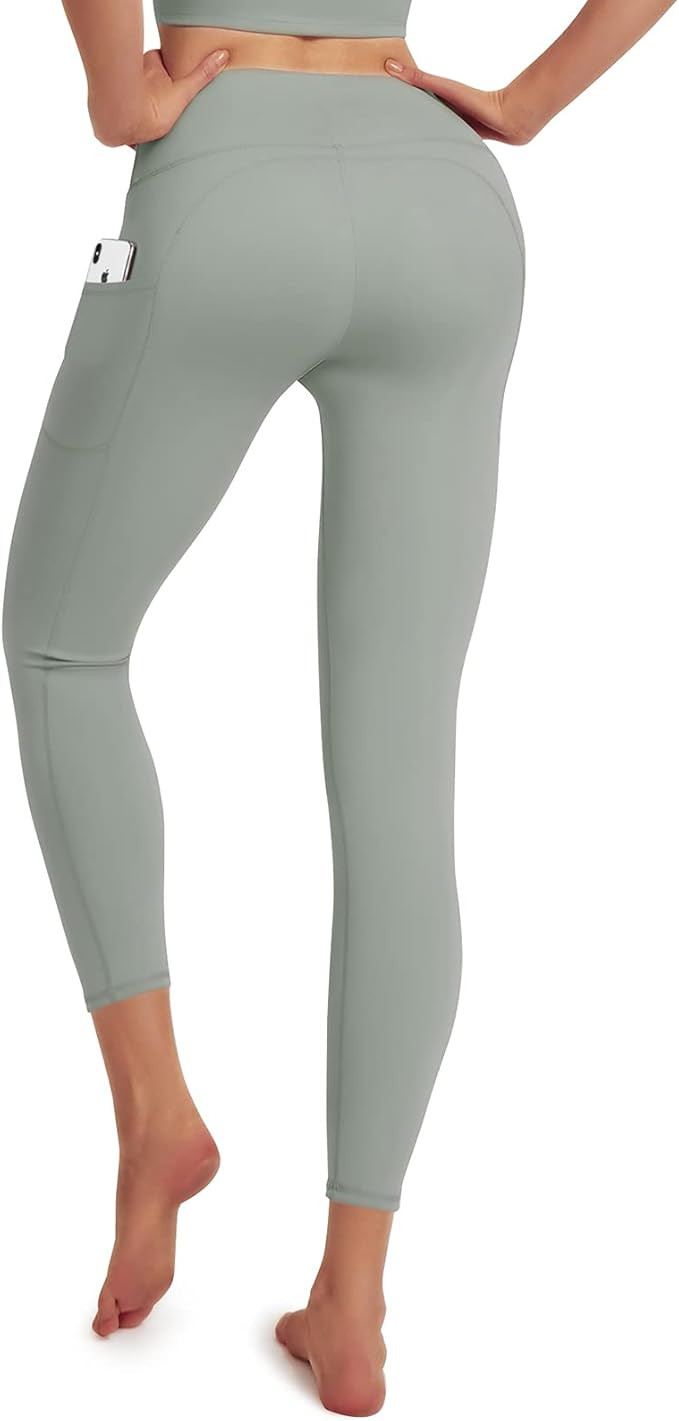 SIORO Yoga Pants for Women, High Waisted Tummy Control Butt Lift Leggings with Pockets, Gym Sport... | Amazon (US)