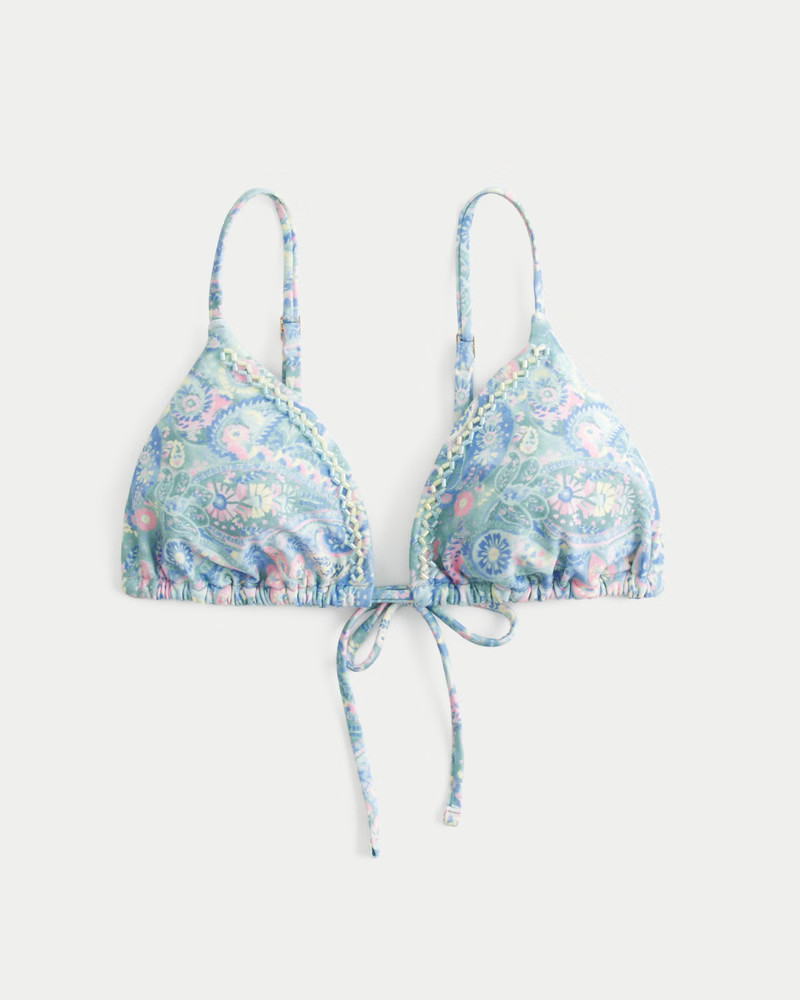 Women's Embellished Triangle Bikini Top | Women's Swimwear | HollisterCo.com | Hollister (US)