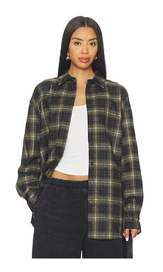Nakedvice The Pax Shirt in Olive Plaid from Revolve.com | Revolve Clothing (Global)