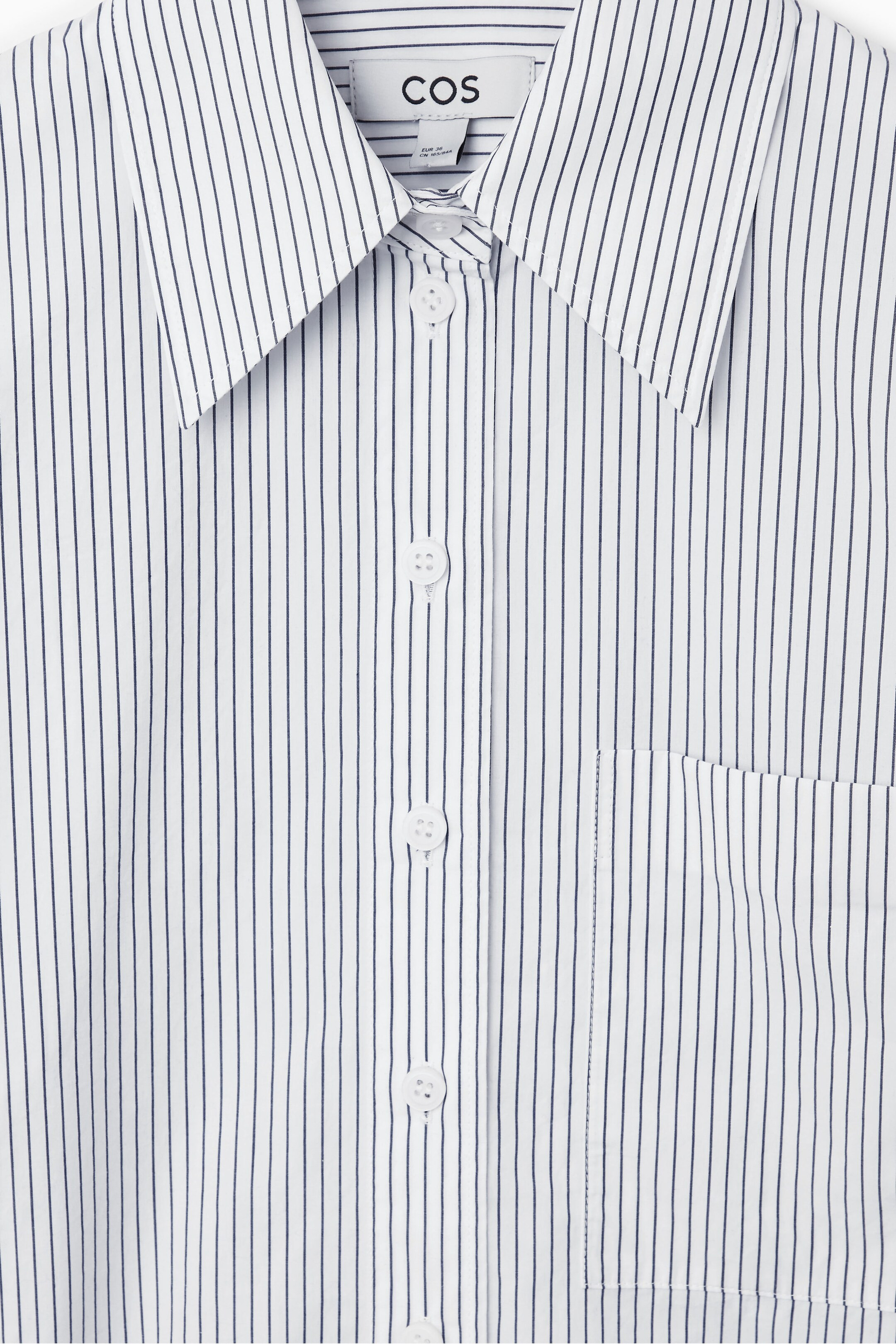 OVERSIZED TAILORED SHIRT - BLUE/WHITE STRIPED | COS (EU)