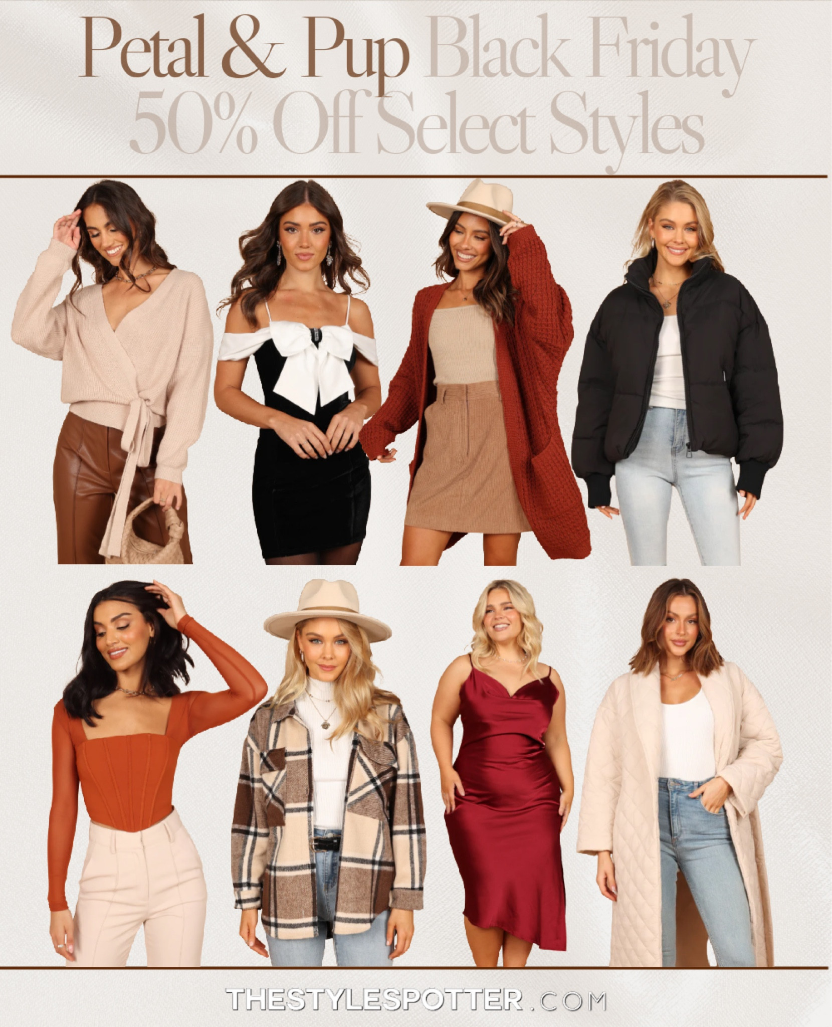 Petal & Pup Black Friday Sale! 🚨 
Save 50% on select styles for some amazing deals on sweaters, dresses, jackets and more. I’ve gathered my favorite sale finds below 👇🏼 

#LTKGiftGuide #LTKHoliday #LTKCyberweek