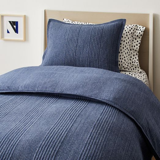 Cotton Cloud Jersey Duvet Cover &amp; Shams | West Elm (US)