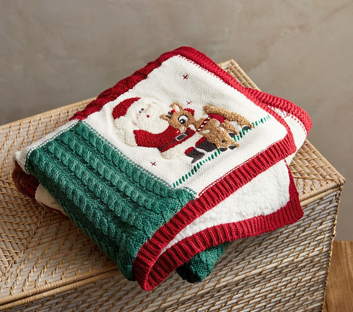 Rudolph® Baby Blanket | Pottery Barn Kids