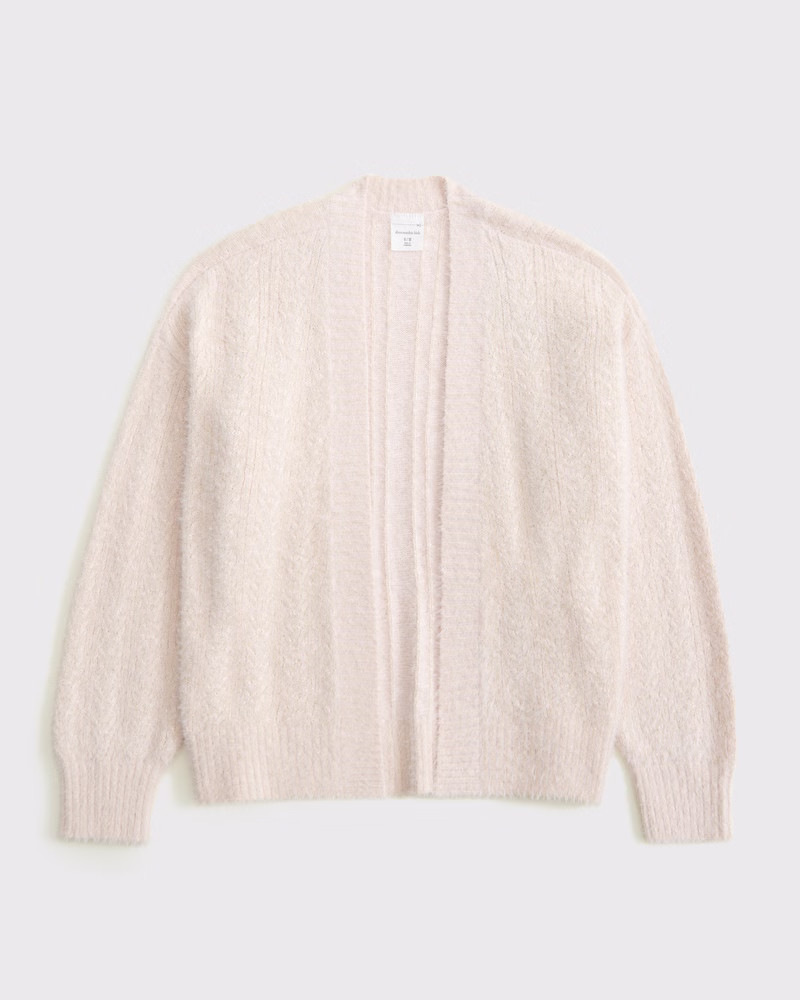 slouchy non-closure shine cardigan | Abercrombie & Fitch (US)