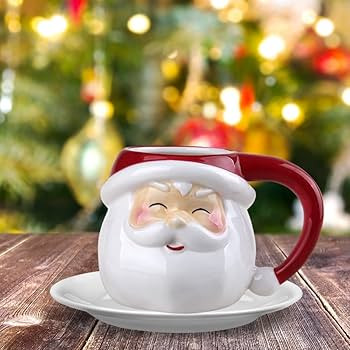 Comfy Hour Joyful Holiday Collection Santa Claus Mugs (1 Count (Pack of 1)) | Amazon (US)