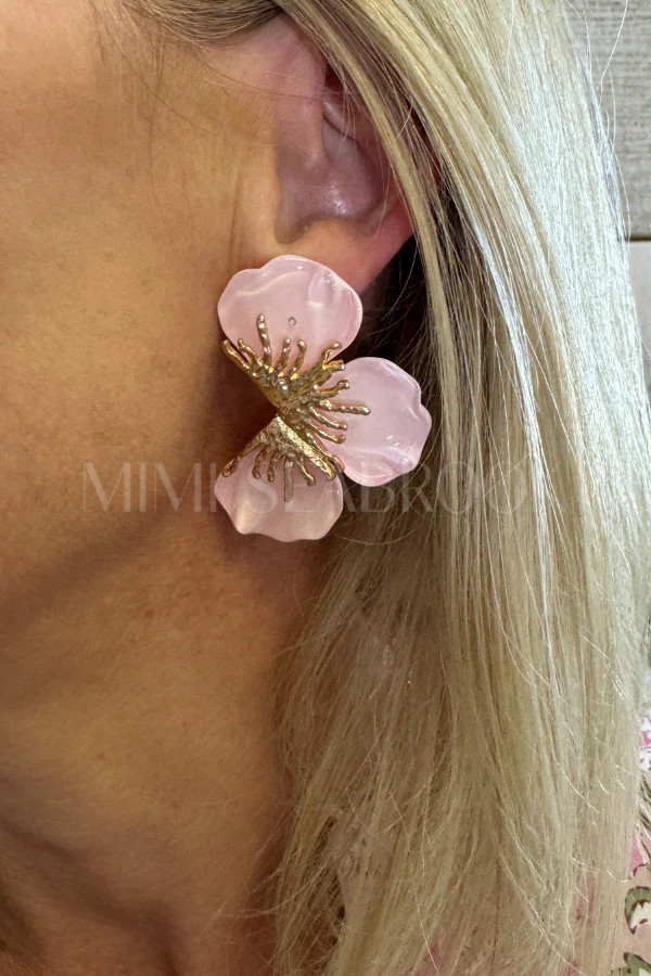 Sadler Earrings, light pink | Mimi Seabrook