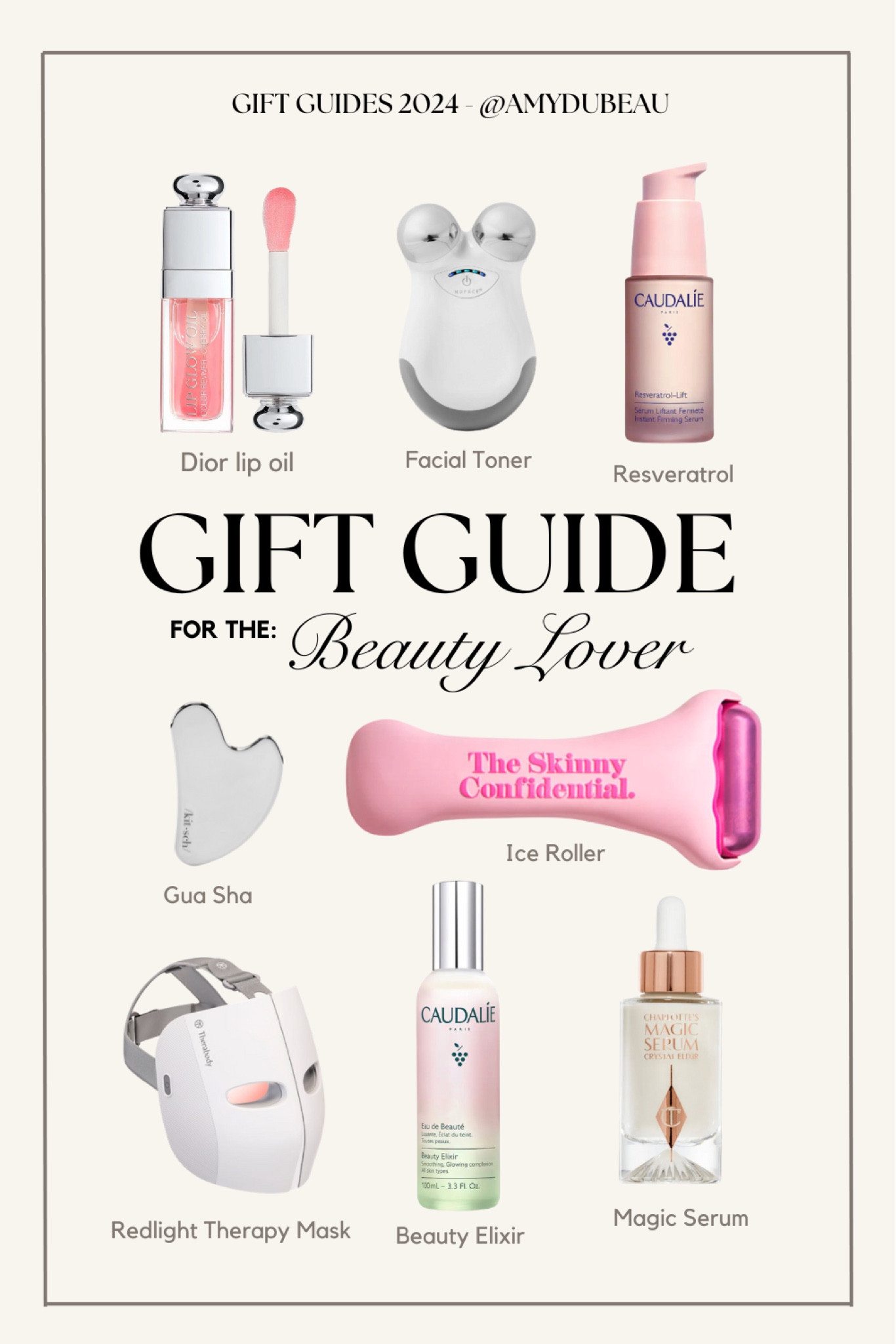 ultimate beauty gift guide 🩷this guide has it all! 

from luxe lip oils and refreshing toners to icy rollers! perfect for gifting or a little self love ✨🩷

#LTKSeasonal #LTKGiftGuide #LTKBeauty
