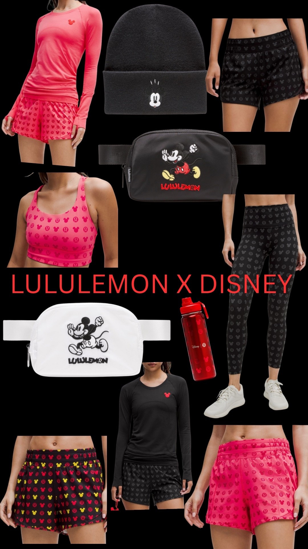 Who knew lululemon and Disney did a collab! I’m obsessed!! I got the black belt bag and the pink shorts! 

#LTKTravel #LTKActive #LTKFindsUnder100