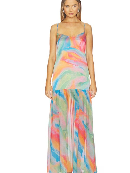 NWOT Show me your mumu Dahlia maxi dress in colorful canvas! Size S 

NOT SCARF! | Poshmark
