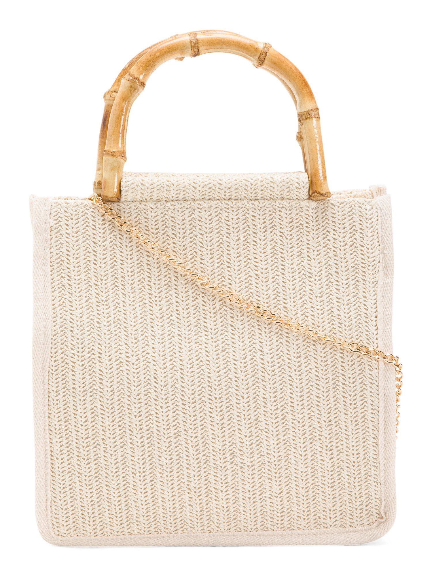Textured Handle Tote | TJ Maxx