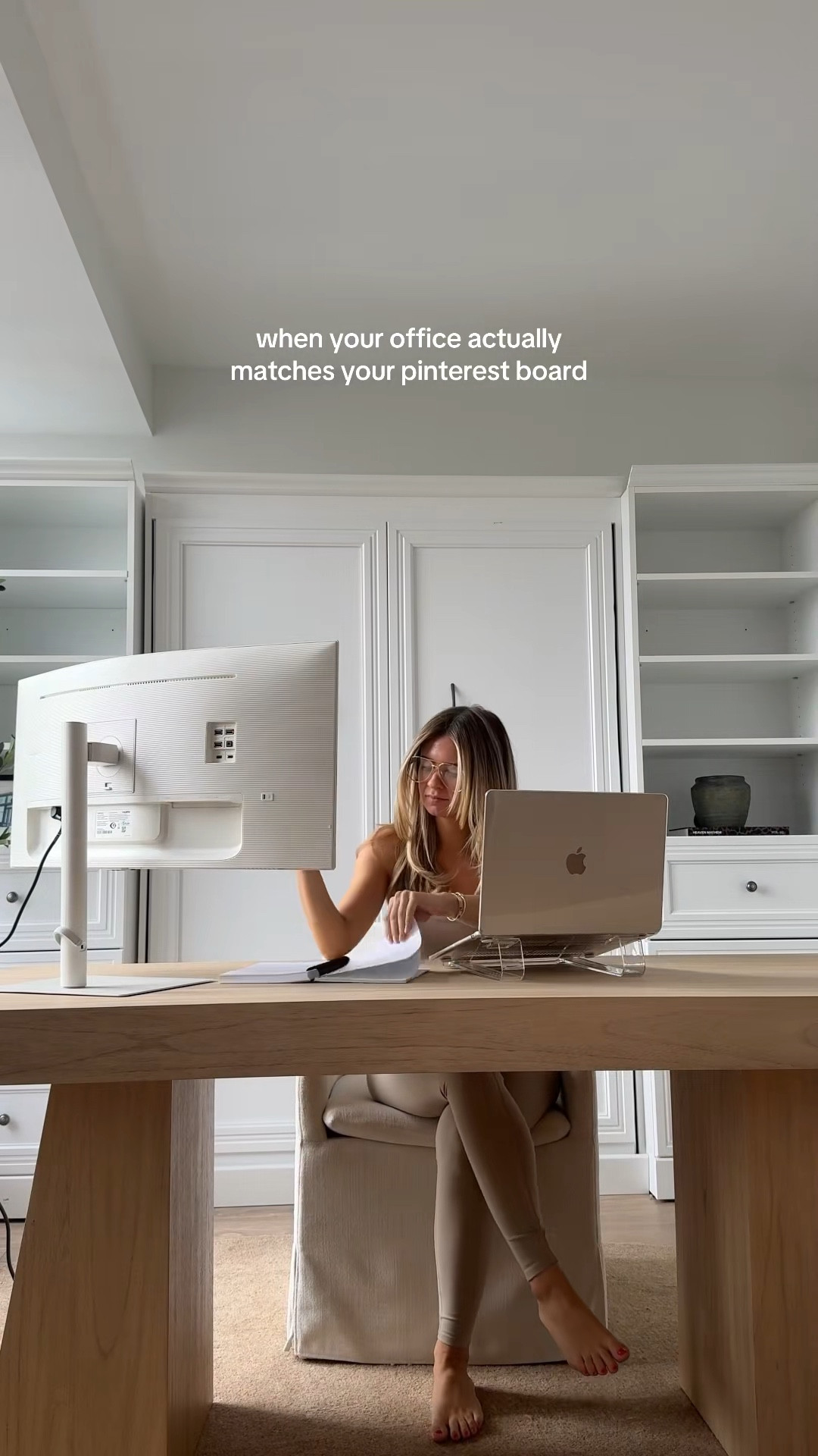 when your office actually matches your Pinterest board 🤍

#LTKHome #LTKSeasonal #LTKFindsUnder100