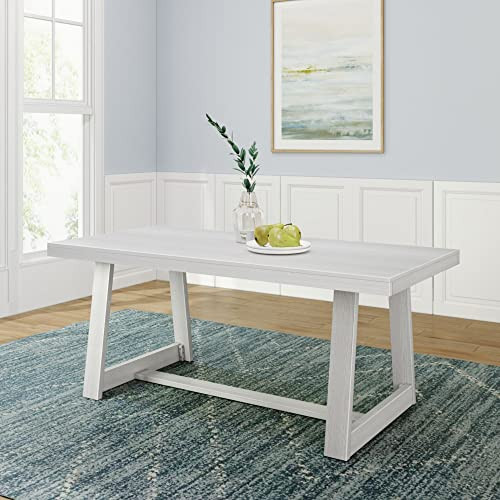 Plank+Beam 72 Inch Farmhouse Dining Table, Solid Wood Rustic Kitchen Table, Large Wooden Rectangu... | Amazon (US)