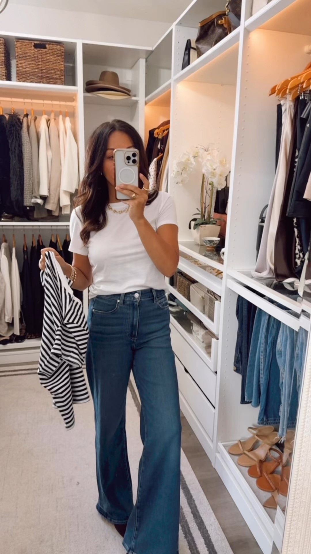 The perfect everyday tee! A slim fit that makes it easy to layer.

They fit TTS, I’m wearing a small

@evereveoffical #everevepartner #everevestyle 

#LTKOver40 #LTKStyleTip