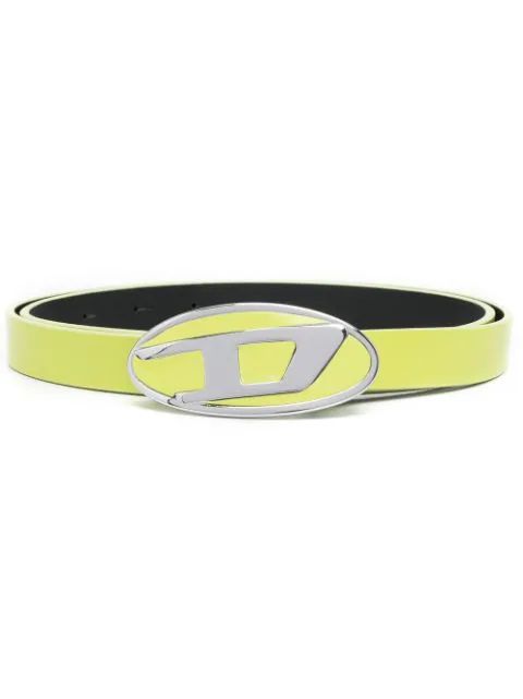 Diesel logo-buckle Leather Belt - Farfetch | Farfetch Global