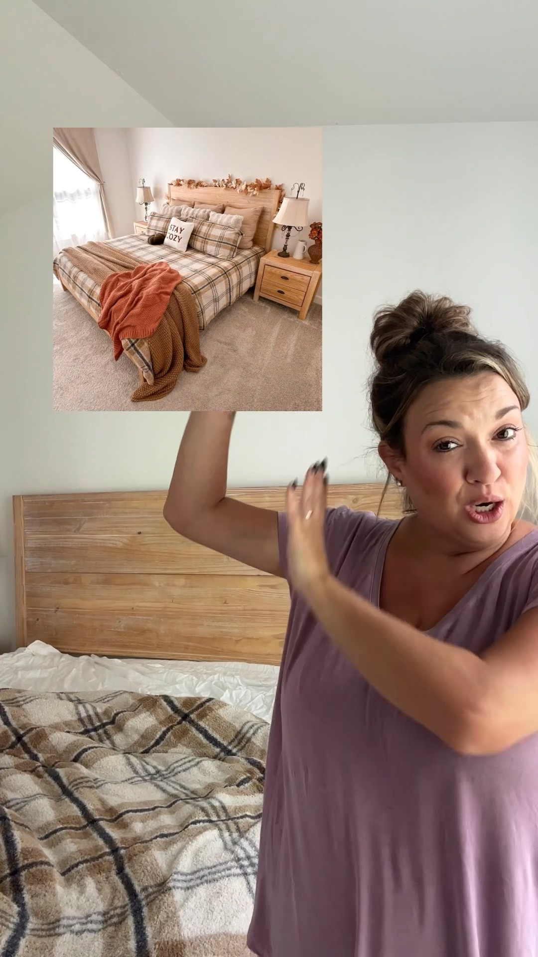 Fall bedding! 🍂

#LTKvlog #LTKHome #LTKSeasonal