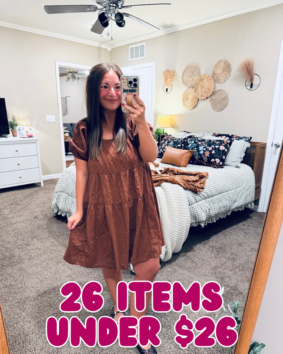 26 items under $26! 🤎 So many good finds, including this cute Old Navy dress on sale for $19.99! A budget-friendly way to refresh your fall wardrobe. Linking everything below! 🛍️ 

 #LTKSaleAlert