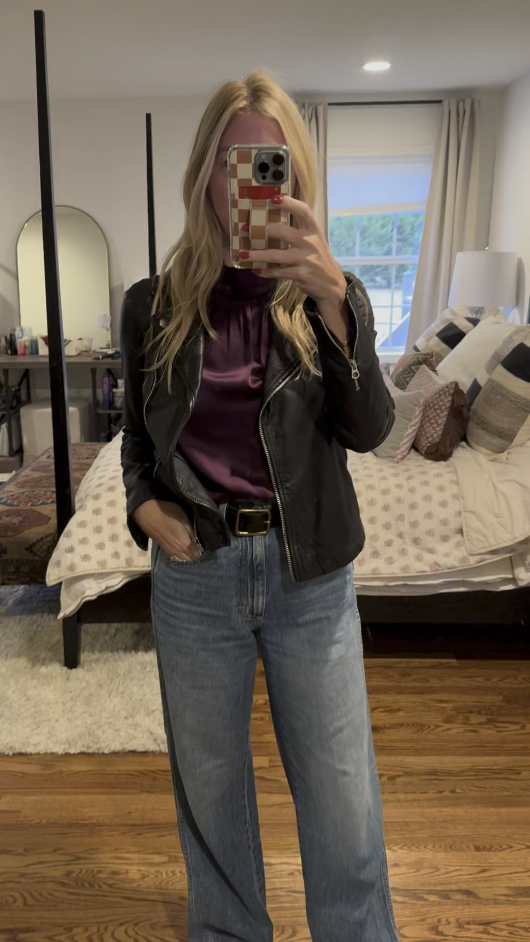 the coolest and most versatile leather jacket I’ve ever owned. wear it over anything and everything  

#LTKtravel #LTKstyletip #LTKover40