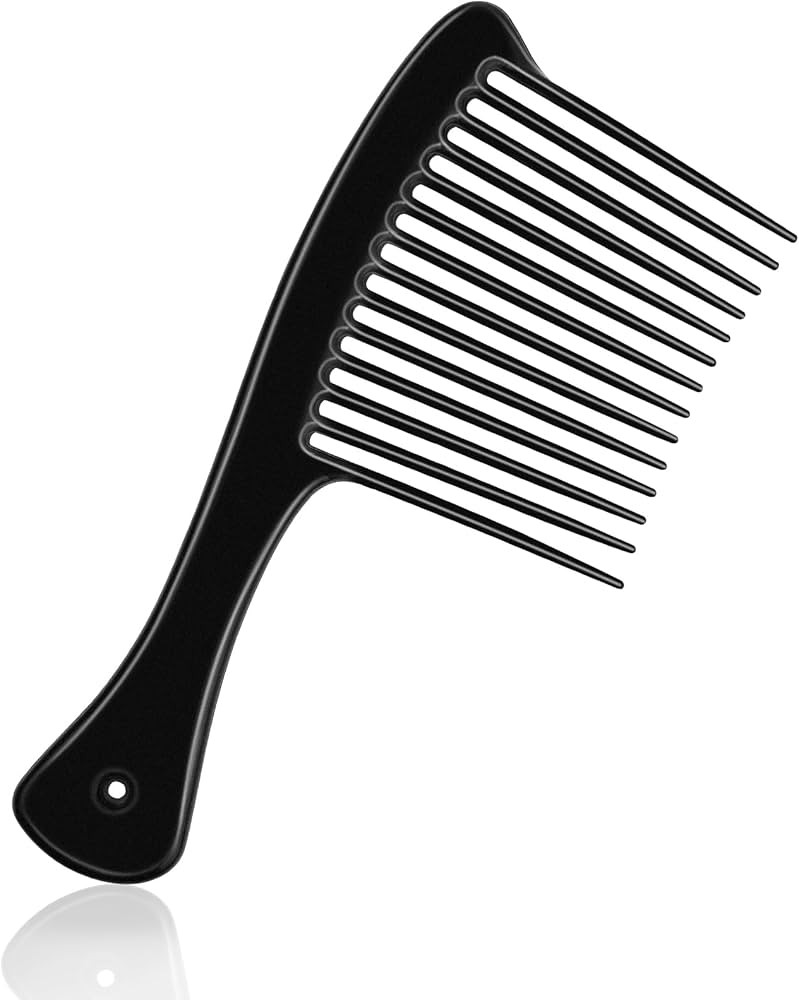Wide Tooth Comb, Large Thickened Hair Comb, Shower Combs for Wet Curly Straight Hair, Round Comb ... | Amazon (US)
