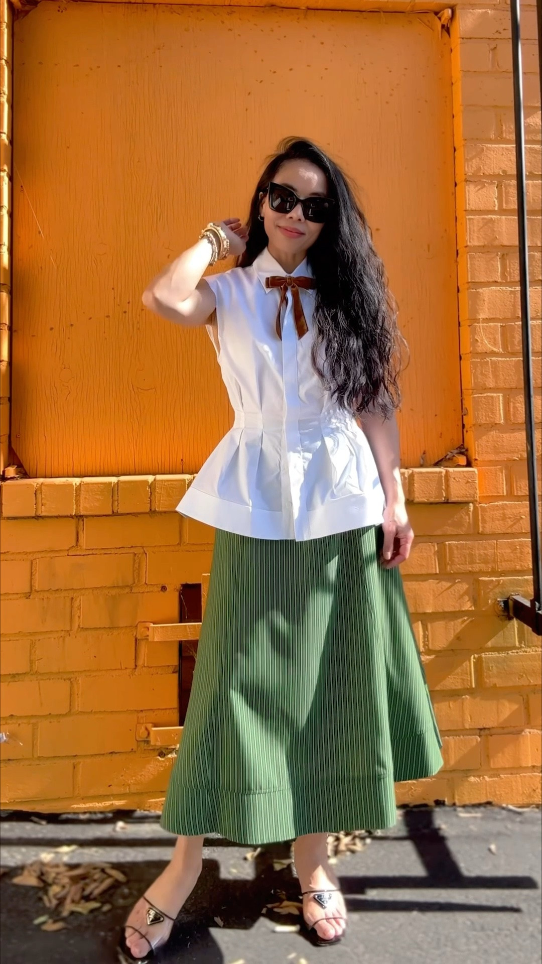 I love how adding a tiny little hair tie bow instantly made this outfit feel so much more fun. 🎀

#LTKgrwm #LTKdayinmylife #LTKstorytime